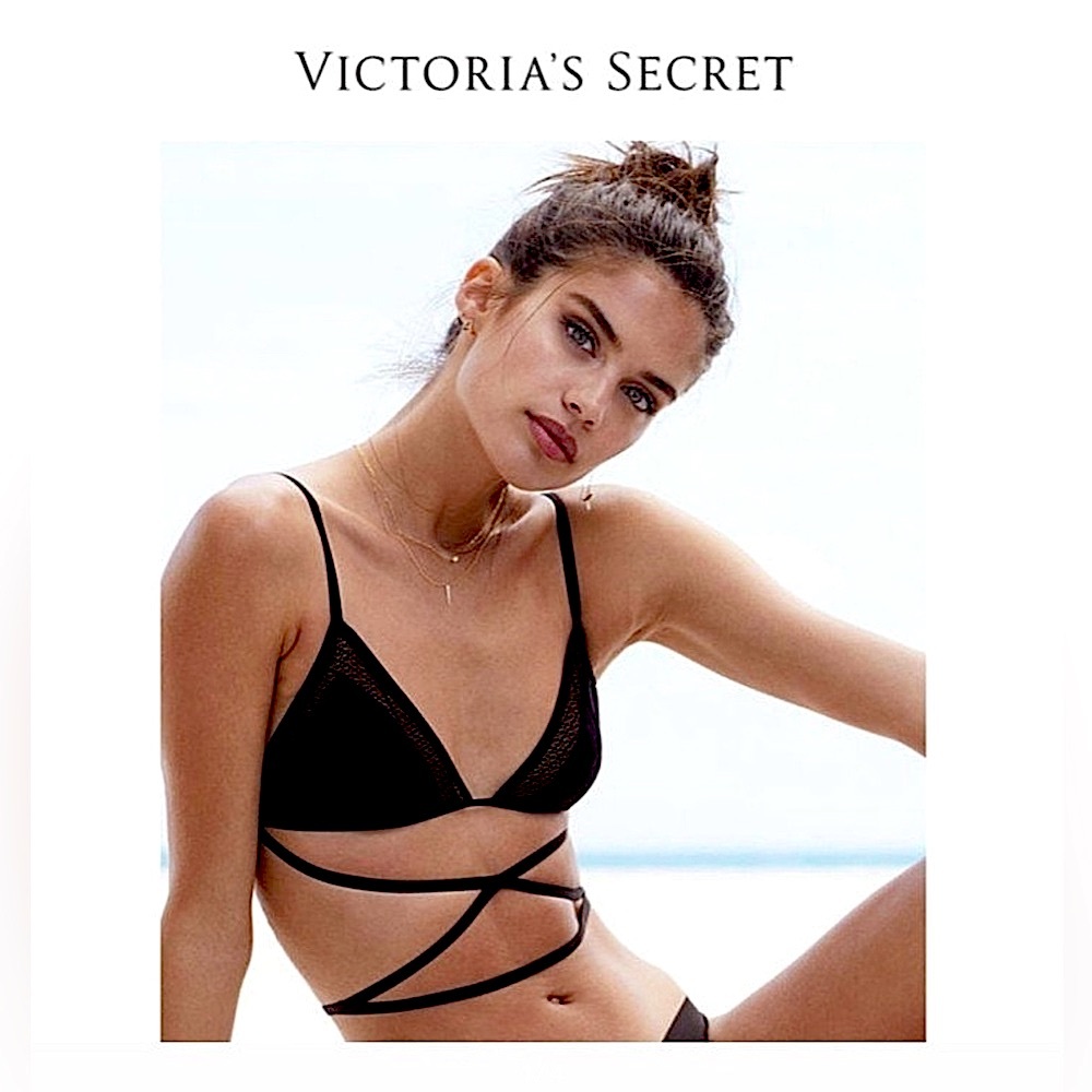 Midnight Blue/Navy VS Wrap Bralette:Sz. S